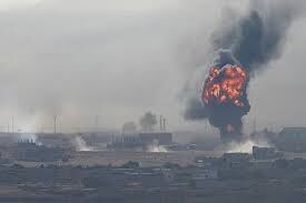 انفجار مهیبی انبار مهمات نیروهای کرد سوریه را نابود کرد