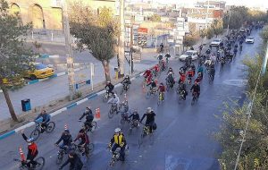 دویست و سی و یکمین پویش دوچرخه‌سواری یزد برگزار شد