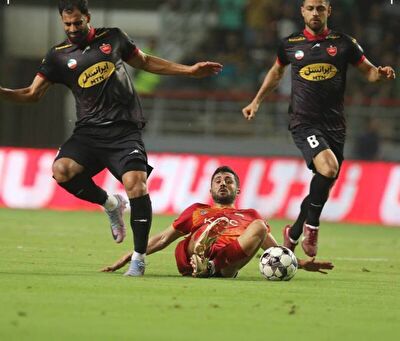 خلاصه بازی فولاد ۰ - پرسپولیس ۲+ فیلم