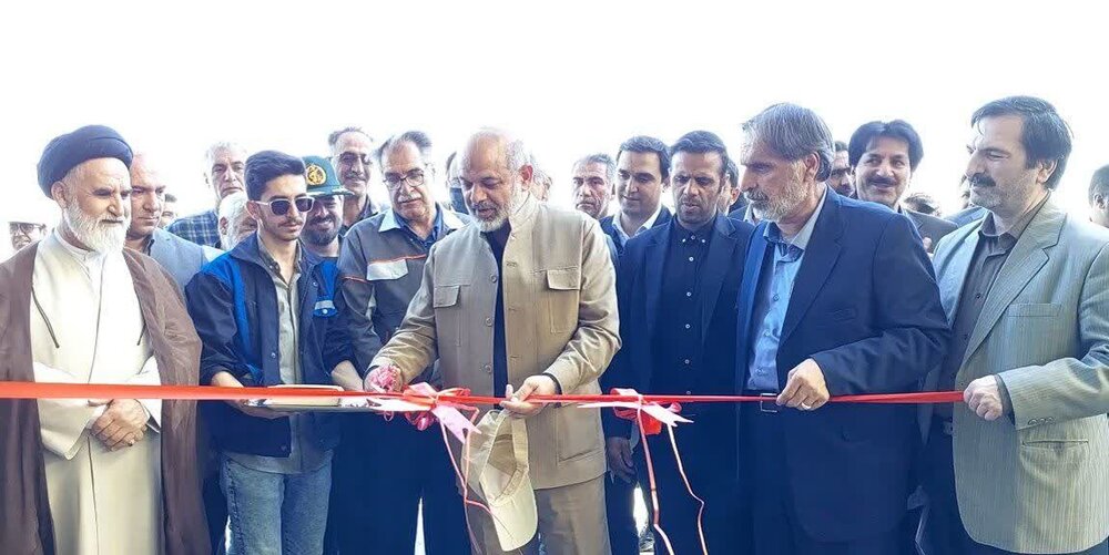 بهره‌برداری طرح توسعه بزرگترین کارخانه رینگ رولینگ کشور در اسفراین