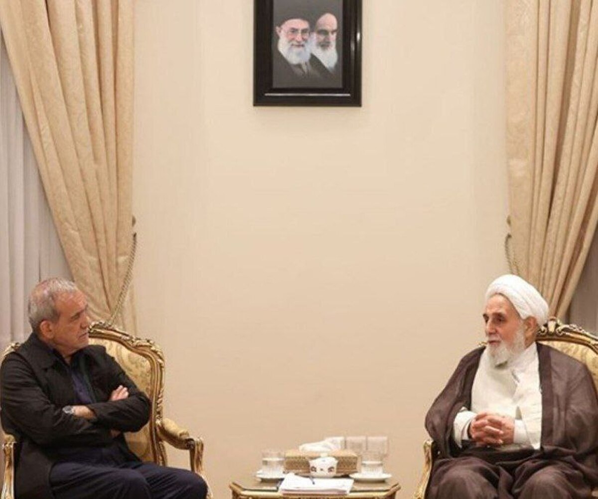 دیدار ناطق‌نوری با «زشکیان