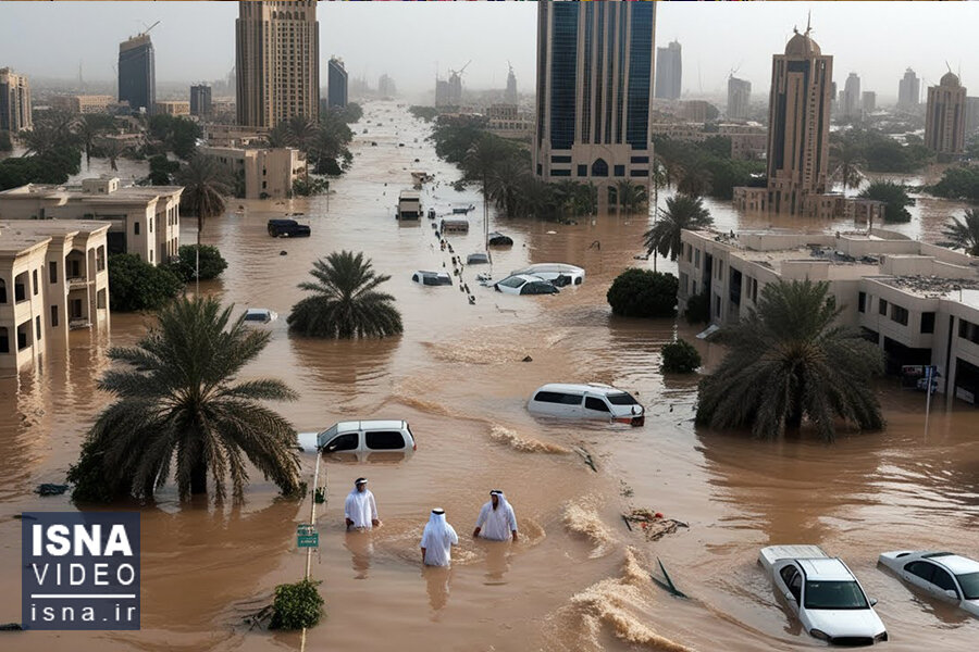 ویدیو/ عربستان زیر آب - ایسنا