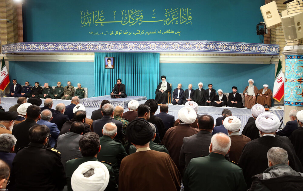 آغاز دیدار رمضانی کارگزاران نظام با رهبر انقلاب