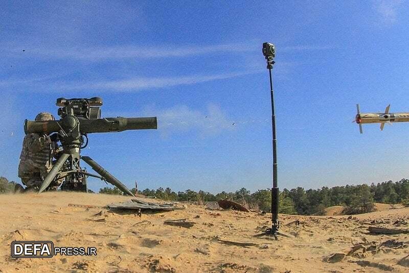 انهدام تانک‌های «آبرامز» ارتش آمریکا با موشک‌های ضد زره «طوفان»
