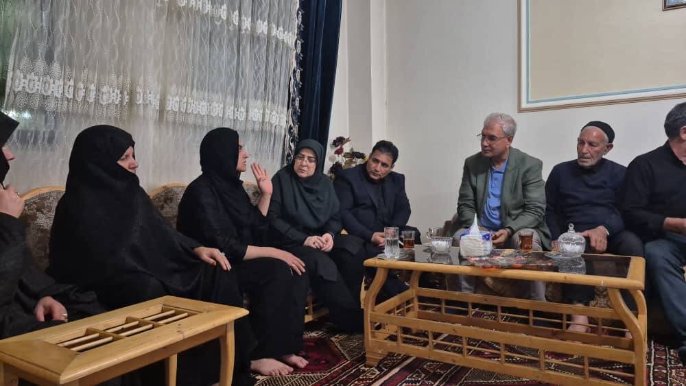 دیدار نمایندگان دولت با خانواده الهه حسین‌نژاد