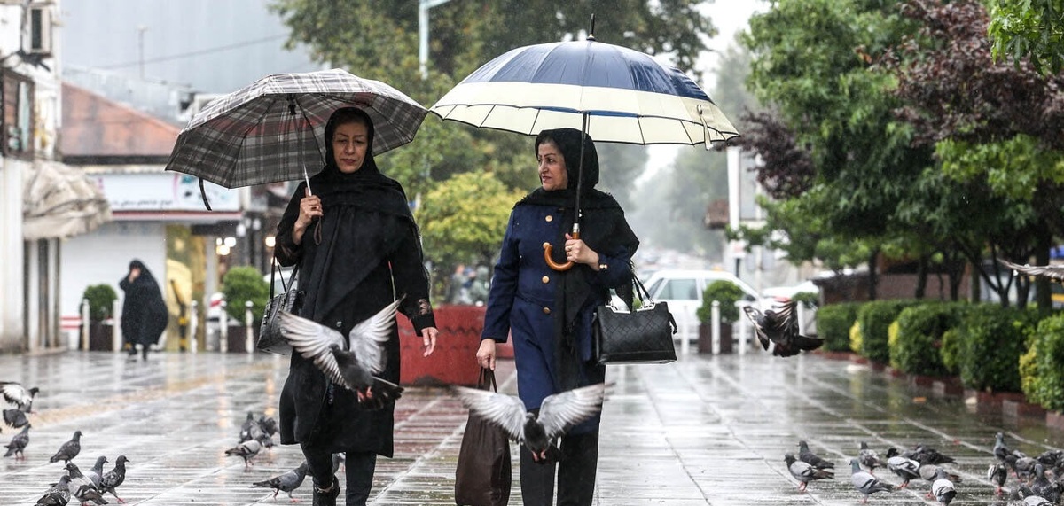 هواشناسی ۱۴۰۴/۰۷/۰۷/ باران در گیلان، مازندران و اردبیل