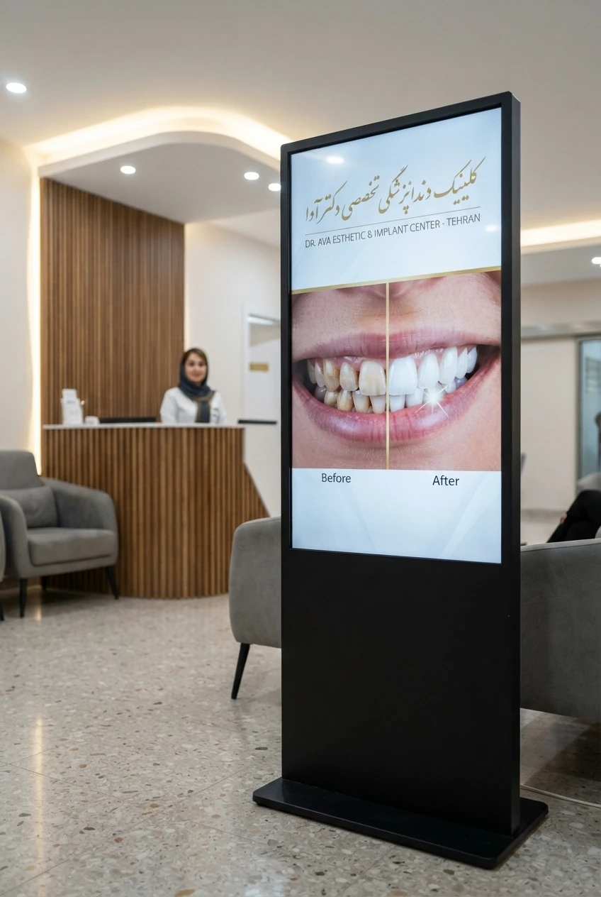 قیمت استند لمسی دیواری