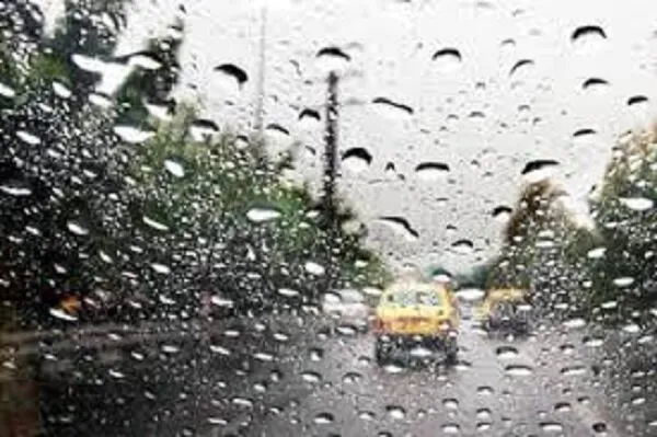بارش باران در جادن